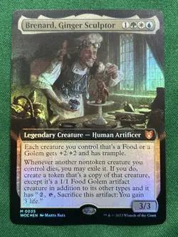 Brenard, Ginger Sculptor (Extended Art) Commander: Wilds of Eldraine Foil - Image 1