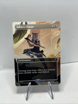 MTG Sokka’s Charge #0066 Borderless Rare Avatar: The Last Airbender: E-L (TLE) - Image 1