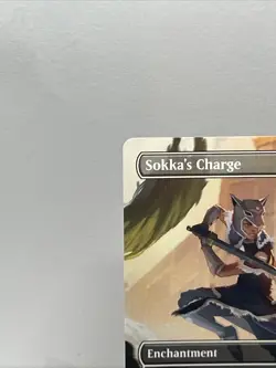 MTG Sokka’s Charge #0066 Borderless Rare Avatar: The Last Airbender: E-L (TLE) - Image 2