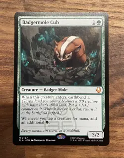 Badgermole Cub - MTG: Avatar the Last Airbender - Mythic Non-Foil - #0167 - NM - Image 1