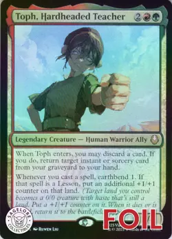 MTG Toph, Hardheaded Teacher (246) | NM Foil | Avatar: The Last Airbender {TLA} - Image 1