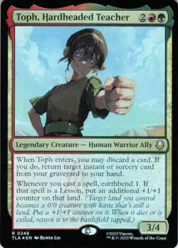 MTG Toph, Hardheaded Teacher (246) | NM Foil | Avatar: The Last Airbender {TLA} - Image 2