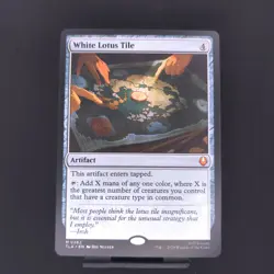 White Lotus Tile - Avatar: The Last Airbender - NM Mythic Artifact MTG - Image 1