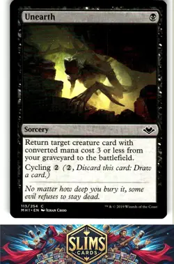 Magic the Gathering MTG Modern Horizons Unearth #113 Buy 2 Get 1 - Image 1