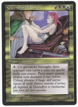 ►Magic-Style◄ MTG - Gwendlyn Di Corci - Legends Italian - Good/Played - Image 1