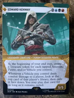 MTG TCG Assassins Creed Edward Kenway Showcase 0143 Regular Mythic - Image 1