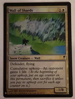 FOIL Wall of Shards MTG List CSP 023 NM UNPlayed Uncommon MB1 FOIL - Image 1