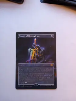 Sword of Fire and Ice (Borderless) Double Masters Foil - Image 1