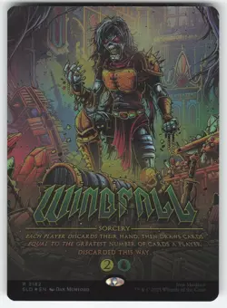 Windfall Rainbow Foil 2182 R MTG Secret Lair Drop Series NM - Image 1