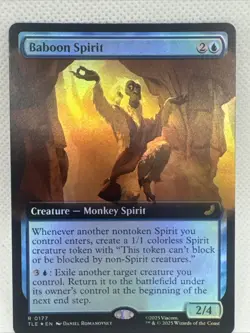 Baboon Spirit (Extended Art Foil) - 0177 - Avatar: The Last Airbender TLE MTG NM - Image 1