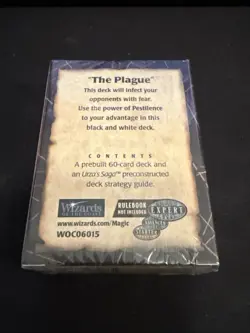 Magic The Gathering URZA'S SAGA THE PLAGUE NEW SEALED SHIPS FAST/FREE - Image 2