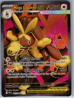 Mega Lopunny ex 115/094 ME02: Phantasmal Flames - Pokemon Card - NM - Image 1