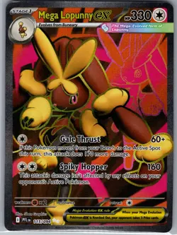 Mega Lopunny ex 115/094 ME02: Phantasmal Flames - Pokemon Card - NM - Image 1