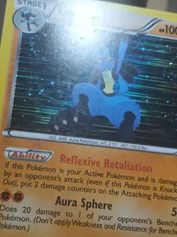 Pokemon MP Lucario 80/113 Legendary Treasures Holo - Image 5