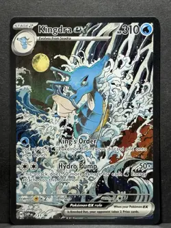 Pokemon TCG Shrouded Fable Scarlet and Violet Kingdra EX 131 Promo LP - Image 1