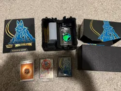 Pokemon Mega Evolution Opened Lucario ETB w/ PROMO +Accessories +Bulk [No Packs] - Image 1