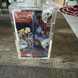 Pokemon Destined Rivals Booster Box Sealed With Acrylic Case! - Image 4