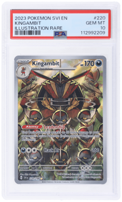 2023 Pokemon Scarlet and Violet Kingambit Illustration Rare #220 PSA 10 - Image 1