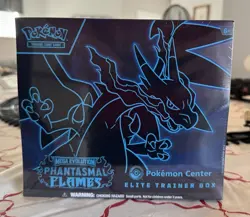Phantasmal Flames Pokemon Center Elite Trainer Box - Sealed, Ships Fast! - Image 1