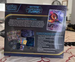 Phantasmal Flames Pokemon Center Elite Trainer Box - Sealed, Ships Fast! - Image 2