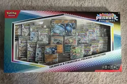 Lot of 5 Pokemon TCG Lucario ex & Tyranitar ex Prismatic Evolutions - Image 1