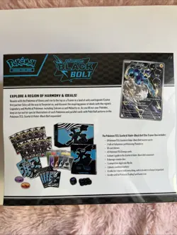 Pokemon TCG Scarlet & Violet: Black Bolt - Elite Trainer Box ETB - SEALED NEW - Image 2