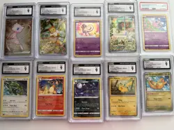 10 PSA CGC Graded Pokemon Lot Mew Umbreon Charizard McDonald’s Pikachu ETB Promo - Image 4