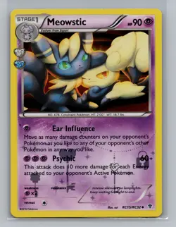 Pokemon Generations: Radiant Collection Meowstic Holo - NM #RC15/RC32 10854 - Image 1
