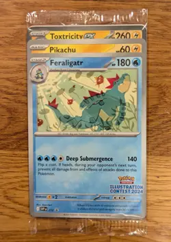 Pokemon TCG Illustration Contest 2024 Sealed Promo Pack EN English - Image 1