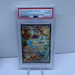 Pokemon Keldeo ex 167/086 White Flare Special Illustration Rare PSA 10 Gem Mint - Image 1