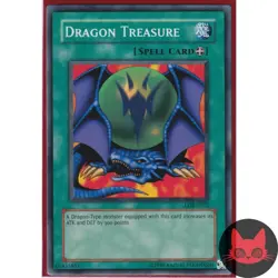 Yugioh Dragon Treasure LOB-E072 Common NM - Image 1