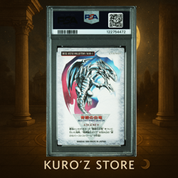 Yugioh PSA 9 BANDAI Duel Scene Collection Blue-Eyes White Dragon 1999 Vintage - Image 2