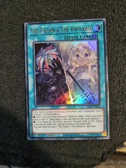 The Fallen & The Virtuous - CH01-EN019 - Ultra Rare YuGiOh - Image 1