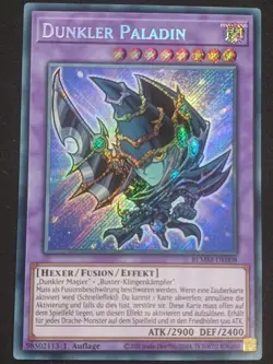 Dunkler Paladin BLMM-DE008 Chibi Secret Rare Mayhem Deutsch NM YUGIOH - Image 1