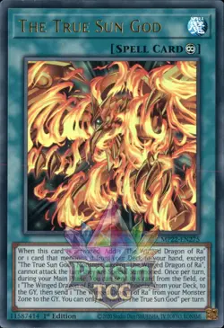 1st ed The True Sun God ultra rare MP22-EN275 Yugioh - Image 1