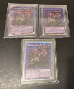 Yu-Gi-Oh Azamina Ilia Silvia Quarter Century Secret Rota-Ae030 Asian English - Image 1