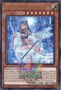 1st ed Witchcrafter Madame Verre ultra rare DUOV-EN073 Yugioh - Image 1