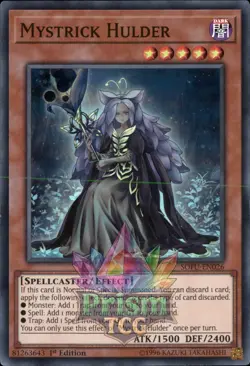 1st ed Mystrick Hulder super rare SOFU-EN026 Yugioh - Image 1
