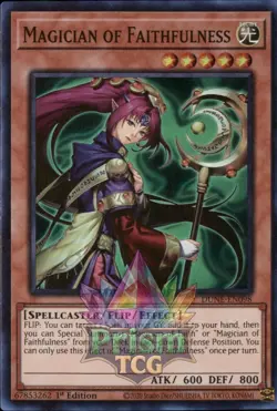 1st ed Magician of Faithfulness super rare DUNE-EN098 Yugioh - Image 1