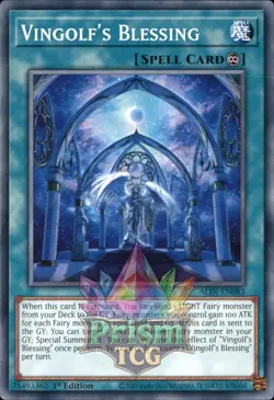 1st ed Vingolf's Blessing common ALIN-EN083 Yugioh - Image 1