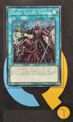 MP24-EN073 Triple Tactics Thrust Prismatic Secret Rare 1st Edition YuGiOh - Image 1