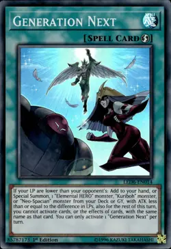 Generation Next - Super Rare 1st Edition LED6-EN014 - NM - YuGiOh - Image 1