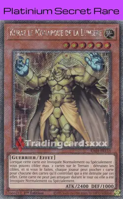 Yu-Gi-Oh! Kuraz le Monarque de la Lumiere : PN RA04-FR133 - Image 1
