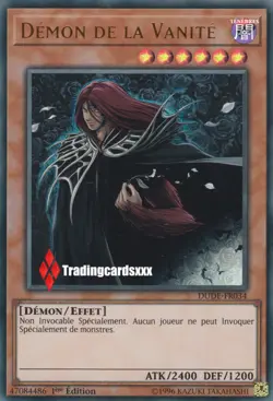 ♦Yu-Gi-Oh!♦ Demon de la Vanite (Vanity's Fiend) : DUDE-FR034 -VF/Ultra Rare- - Image 1