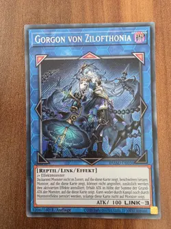 Yu-Gi-Oh! DUAD-DE050 Gorgon von Zilofthonia Secret Rare NM 1st - Image 1