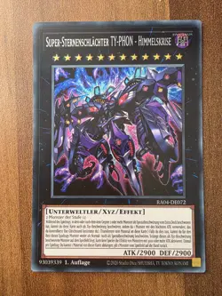 Yu-Gi-Oh! RA04-DE072 Super-Sternenschlachter TY-PHON - Himmelskrise SecR NM 1st - Image 1