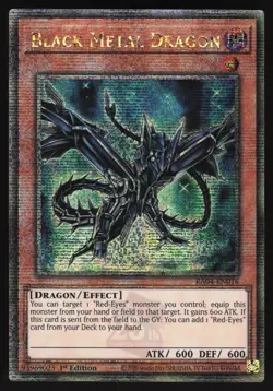 Black Metal Dragon - RA04-EN016 - Quarter Century Secret Rare - Yugioh - Image 1