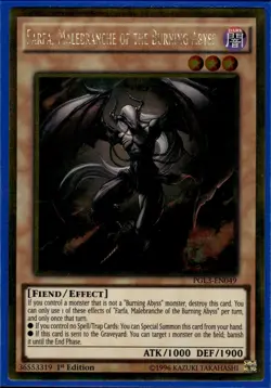 Farfa, Malebranche Of The Burning Abyss - Gold Rare 1st Ed. PGL3-EN049 LP YuGiOh - Image 1