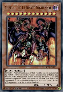 Yubel - The Ultimate Nightmare - Ultra Rare 1st Edition BLC1-EN029 - NM - YuGiOh - Image 1