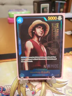 One Piece Card Game - Monkey D Luffy - Live Action Promo - P-055 - NM - English - Image 1